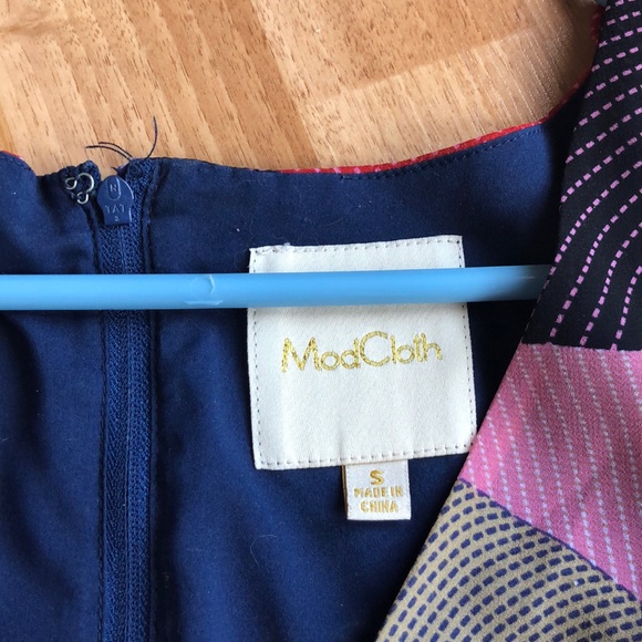 ModCloth color block dress - Picture 2 of 5